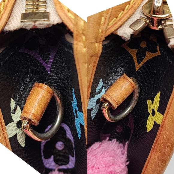 Authentic Louis Vuitton black multicolor Shirley - Picture 8 of 14